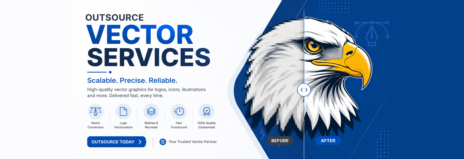 outsourcing hand drawn sketch to vector conversion