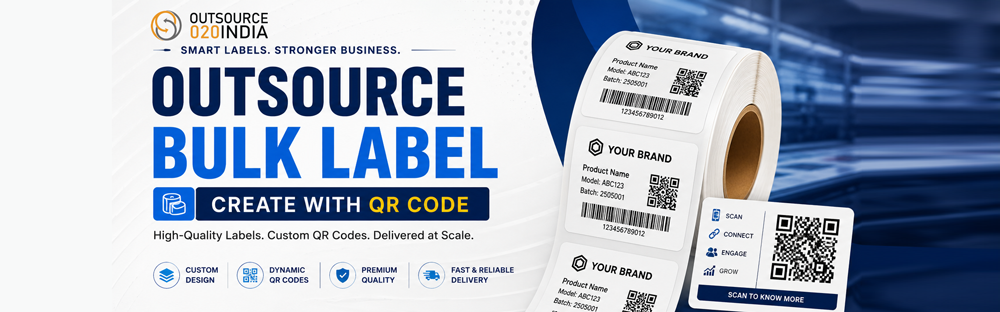 Outsource Bulk Label Creation with QR Code Services | Variable Data Labels
